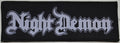 NIGHT DEMON - Logo - 6,5 x 19 cm - Patch