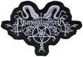 NUNSLAUGHTER - Logo # 5 White - 6,6 x 9,9 cm - Patch