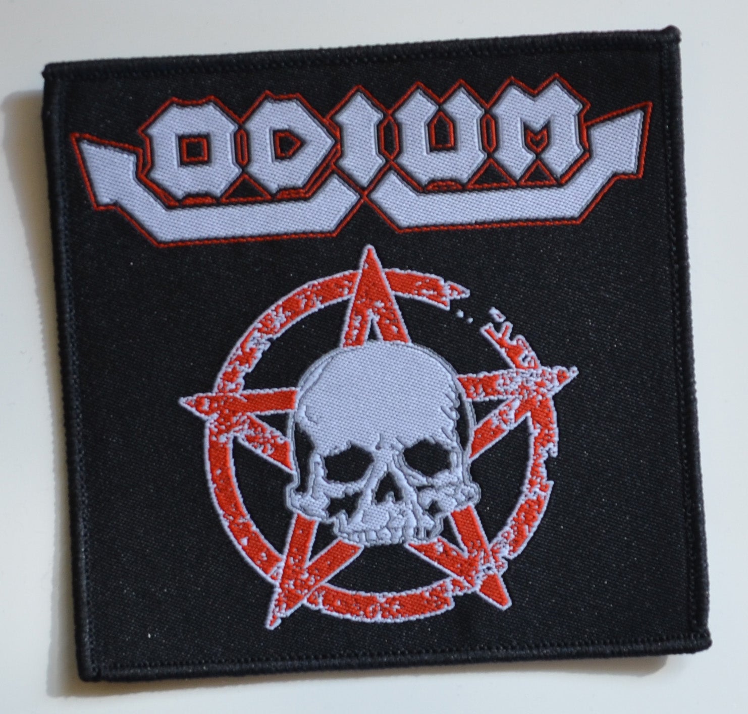 ODIUM - Pentagram - 9,9 cm x 10 cm - Patch