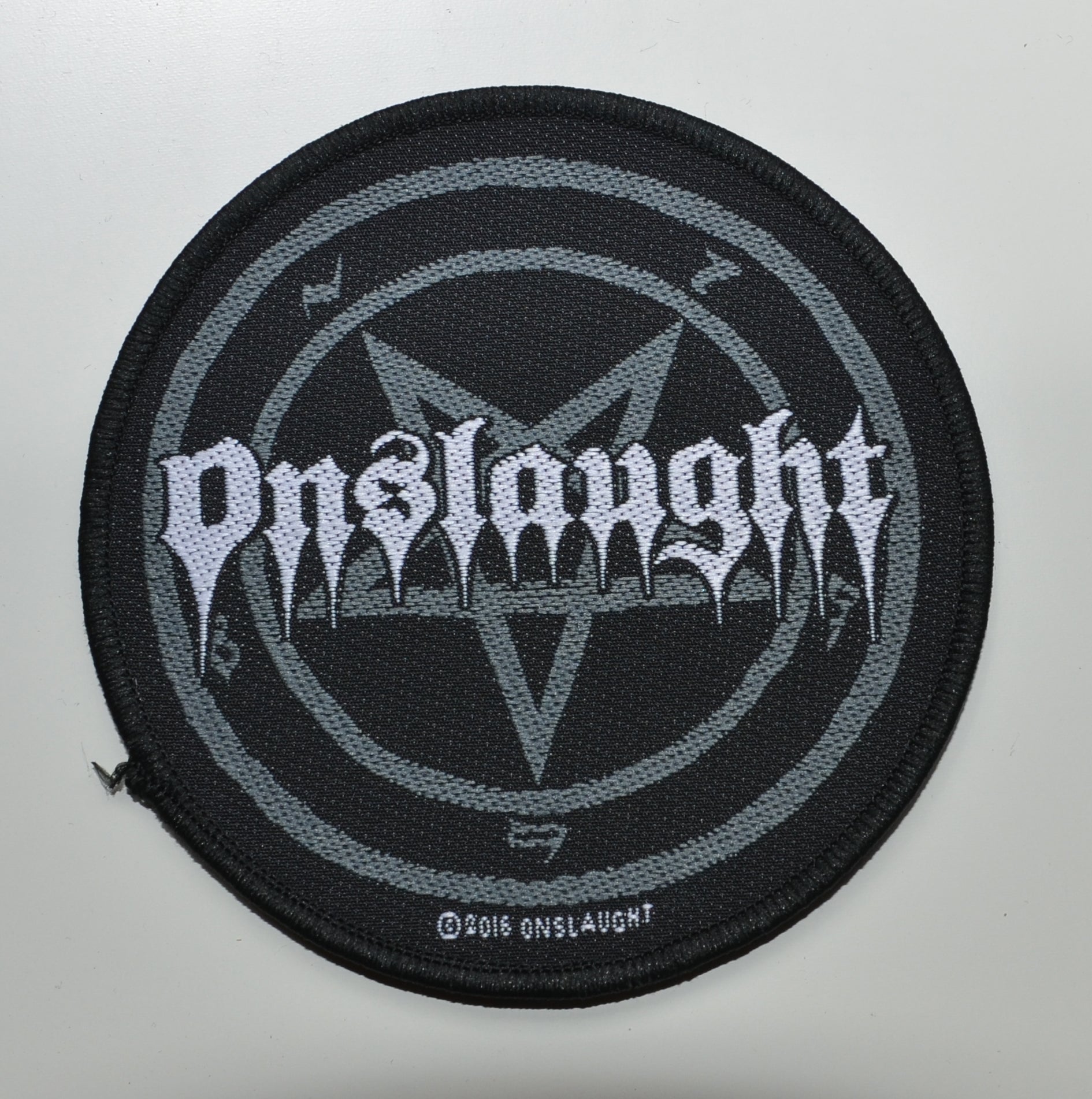 ONSLAUGHT - Pentagram - 9,9 cm - Patch