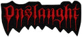 ONSLAUGHT - Cut Out Logo - 4,3 x 9,7 cm - Patch
