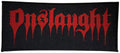 ONSLAUGHT - Logo Stripe - 7,9 x 18,7 cm - Patch