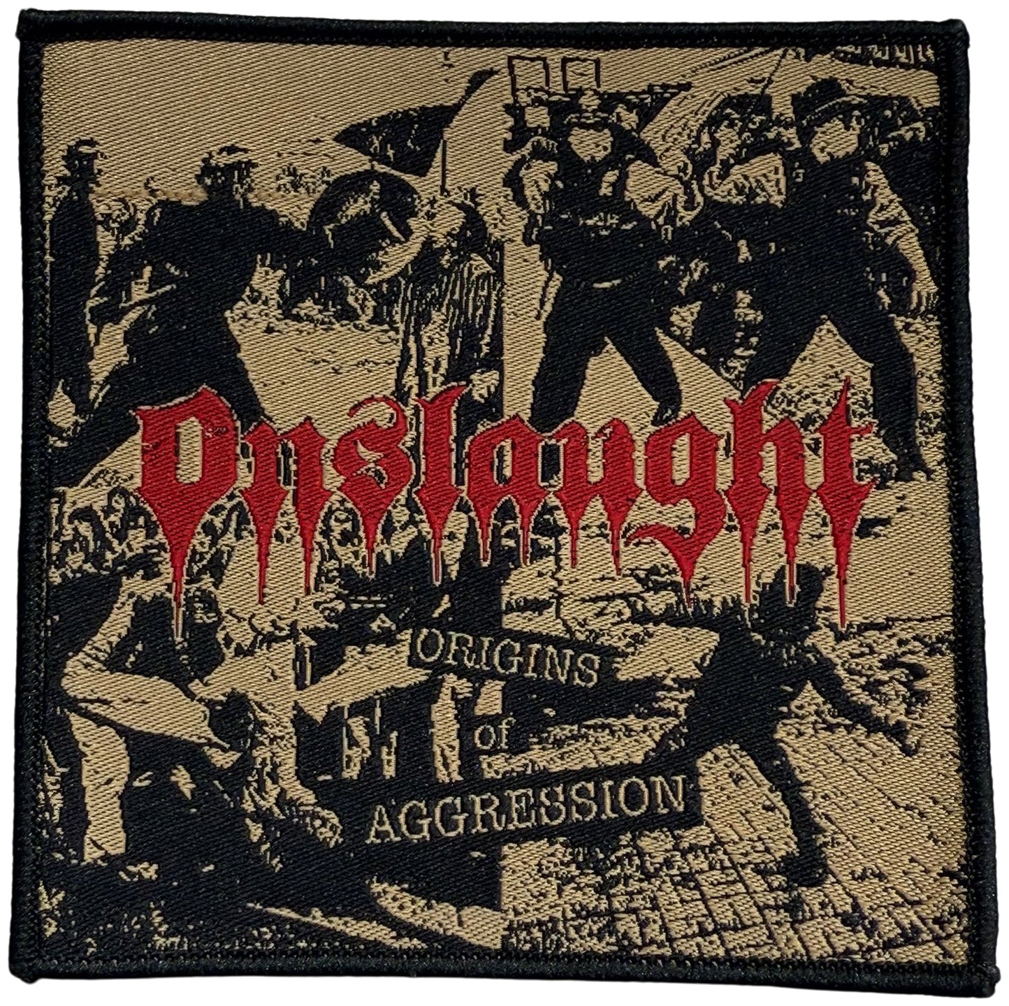 ONSLAUGHT - Origins Of Aggression - 10 x 10 cm - Patch