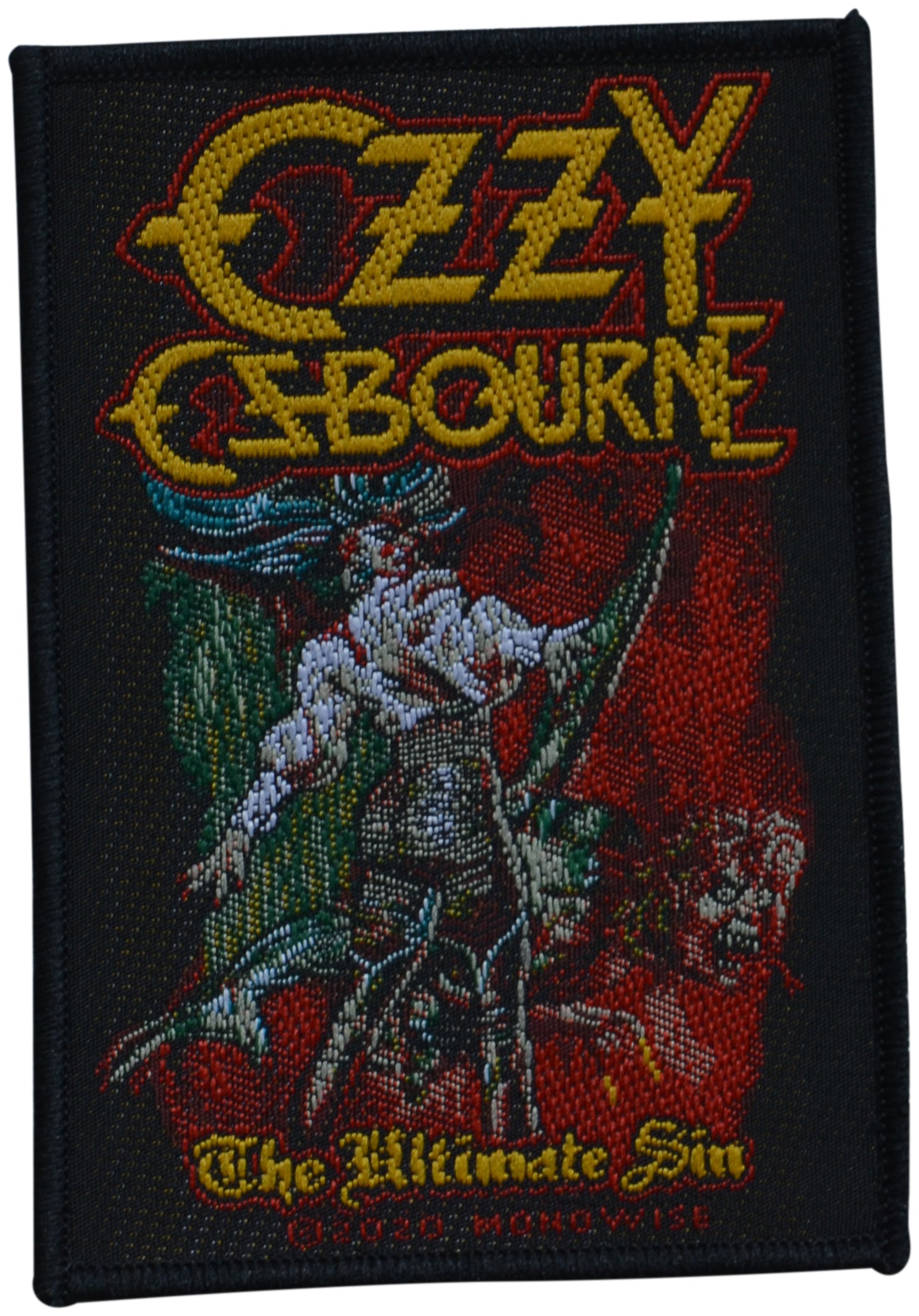 OZZY OSBOURNE - The Ultimate Sin - 7,3 x 10,5 cm - Patch