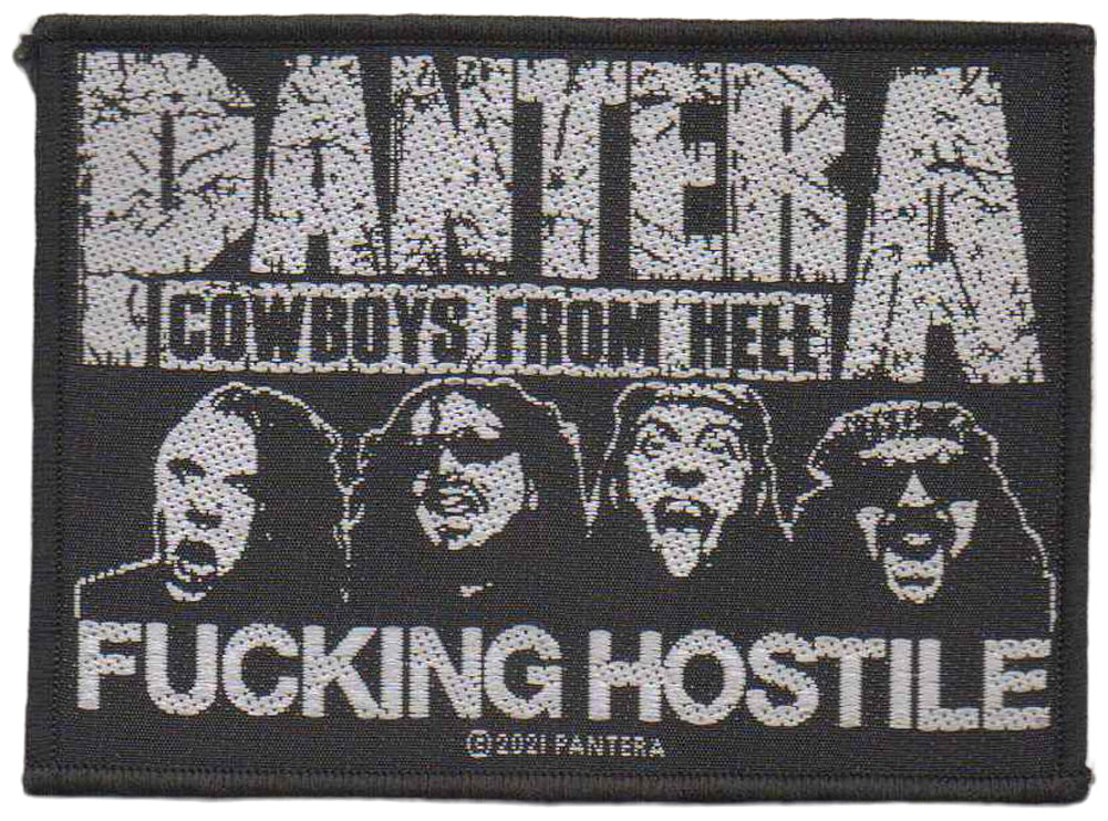 PANTERA - Fucking Hostile - 10 x 7,3 cm - Patch