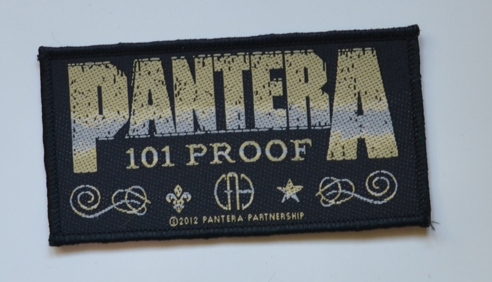 PANTERA - Whiskey Label - 10,2 x 5,3 cm - Patch