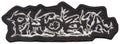PHOBIA - Logo - 12 x 4,4 cm ( White Logo ) - Patch
