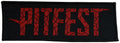 PITFEST - Red-Logo - 5,3 x 15 cm - Patch