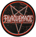 PLAGUEMACE - Burning Pentagram - 10 cm - Patch