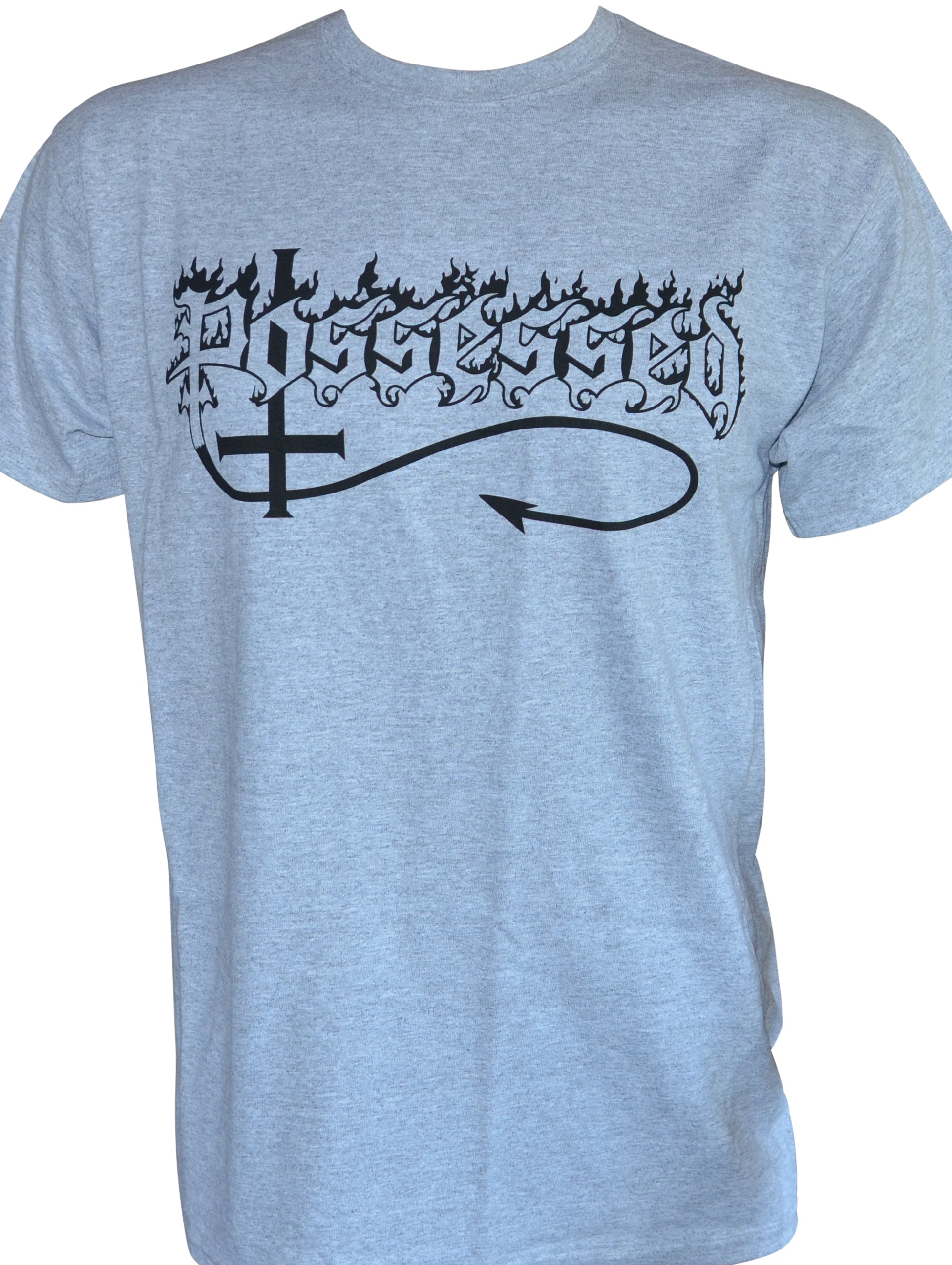 POSSESSED - Black-Logo / Grey-Gildan-T-Shirt - TS S