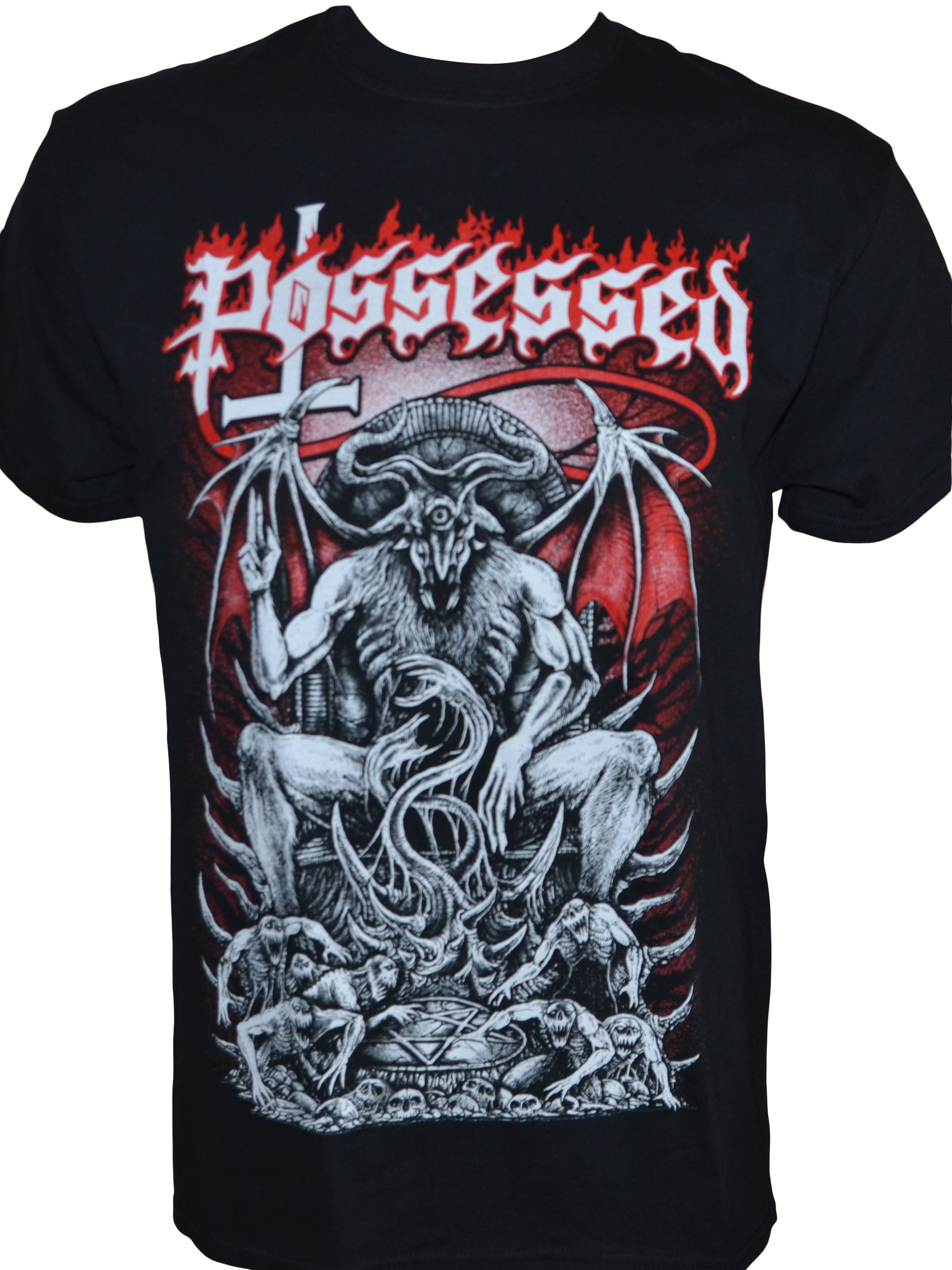 POSSESSED - Pentagram Throne - Gildan - TS S
