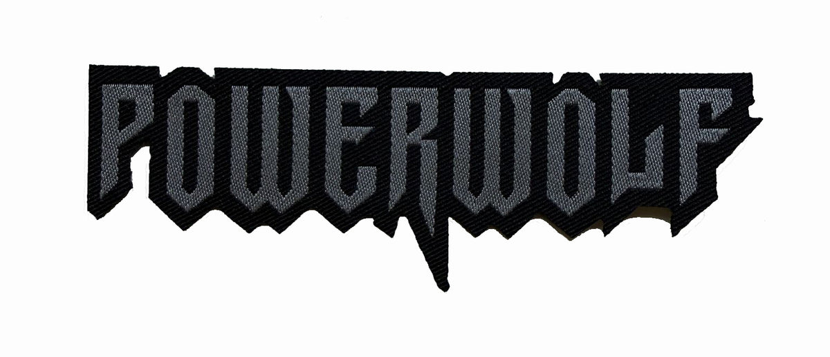 POWERWOLF - Logo Cut Out - 3,3 x 10 cm - Patch