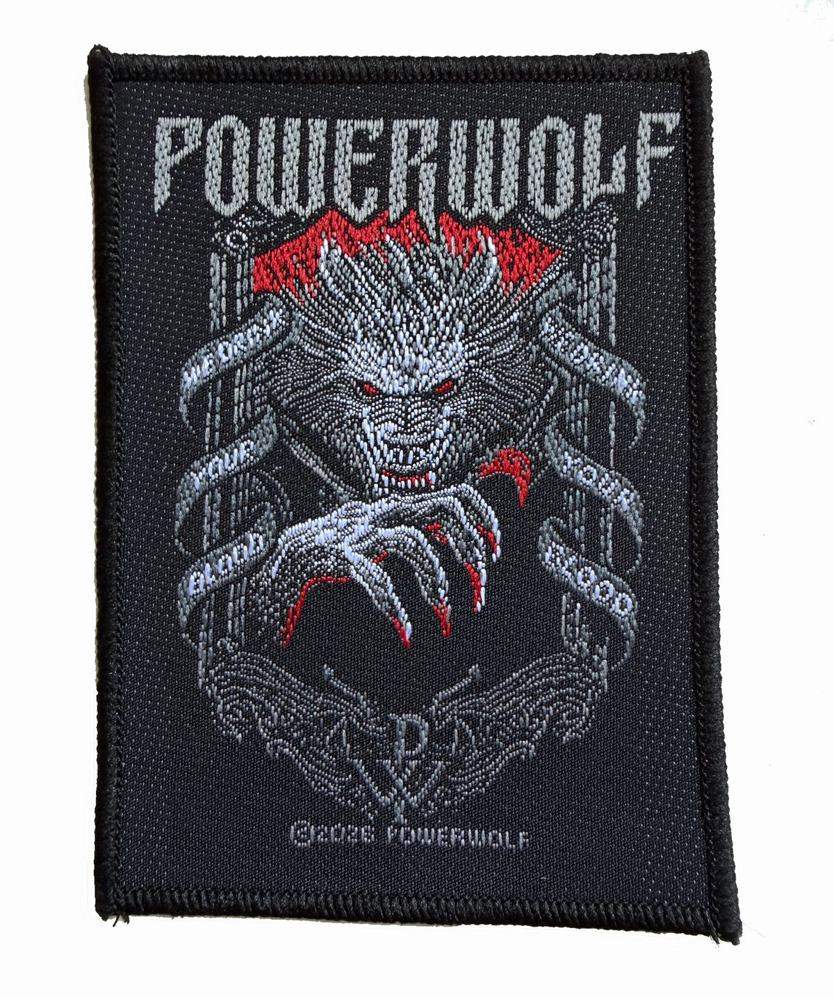 POWERWOLF - We Drink Your Blood - 10 x 7,4 cm - Patch