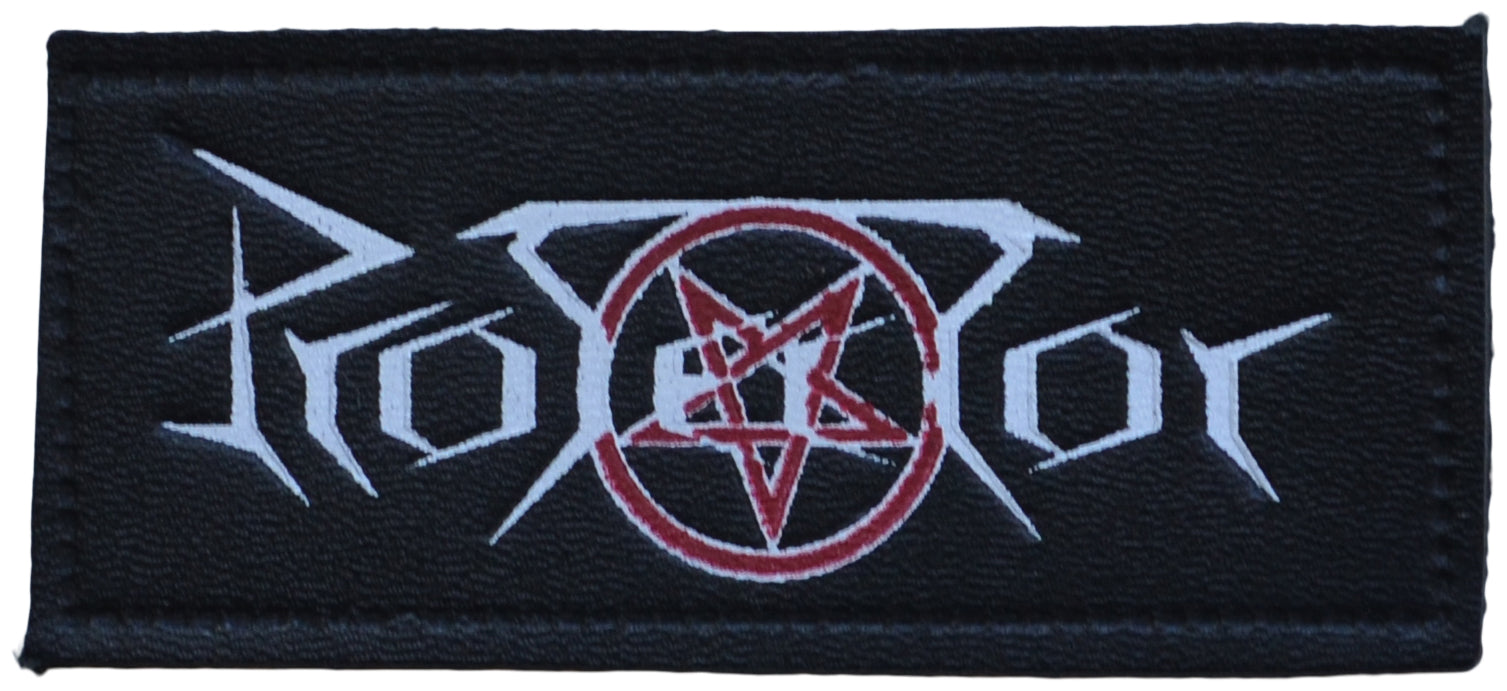 PROTECTOR - Logo - Leather Patch - 9,2 cm x 4,2 cm - Patch