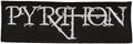 PYRRHON - Logo - 11 cm x 3,6 cm - Patch