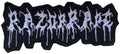 RAZORRAPE - White Logo - 5,2 x 12 cm - Patch