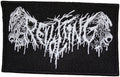 REVOLTING - Logo - 5,6 x 9,1 cm ( White Logo ) - Patch