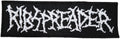 RIBSPREADER - Logo - 3,9 x 12,9 cm ( White Logo ) - Patch