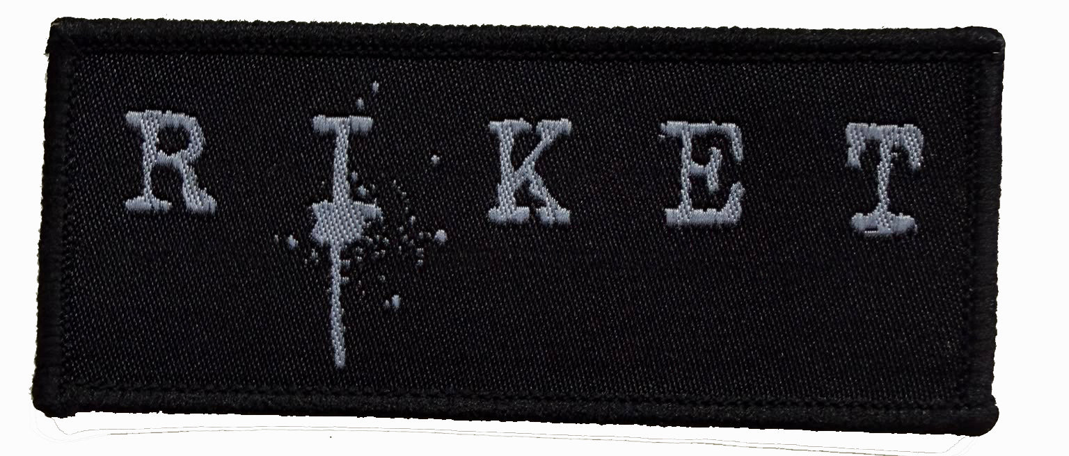 RIKET - Logo - 4 x 9,5 cm - Patch