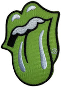 THE ROLLING STONES - Classic Tongue Green - 7 x 6,1 cm - Patch