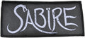 SABIRE - Logo - 10,4 cm x 4,7 cm - Patch
