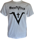 SAINT VITUS - Black-Logo White-T-Shirt - TS XL