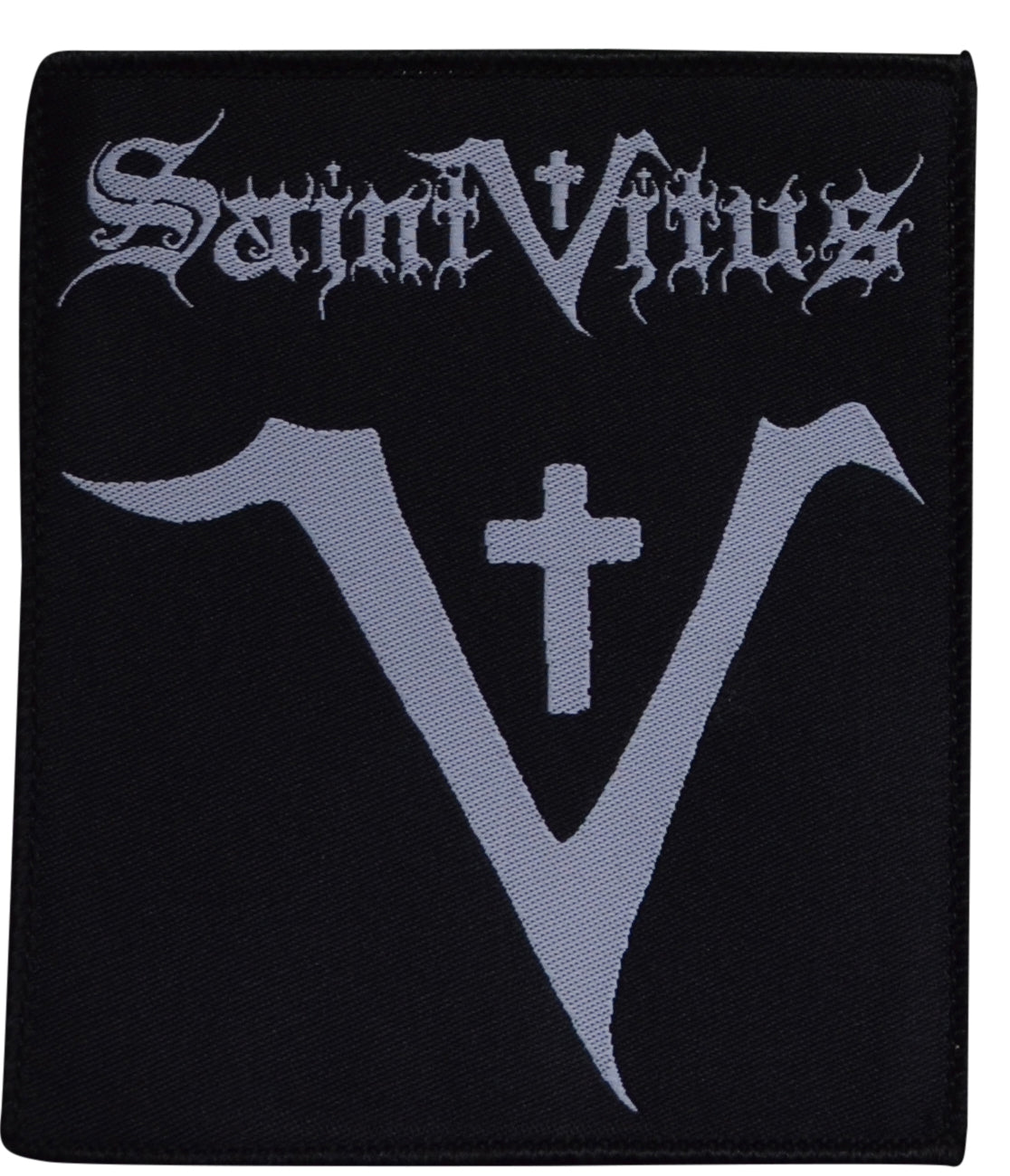 SAINT VITUS - White-Logo - 9,5 cm x 11 cm - Patch