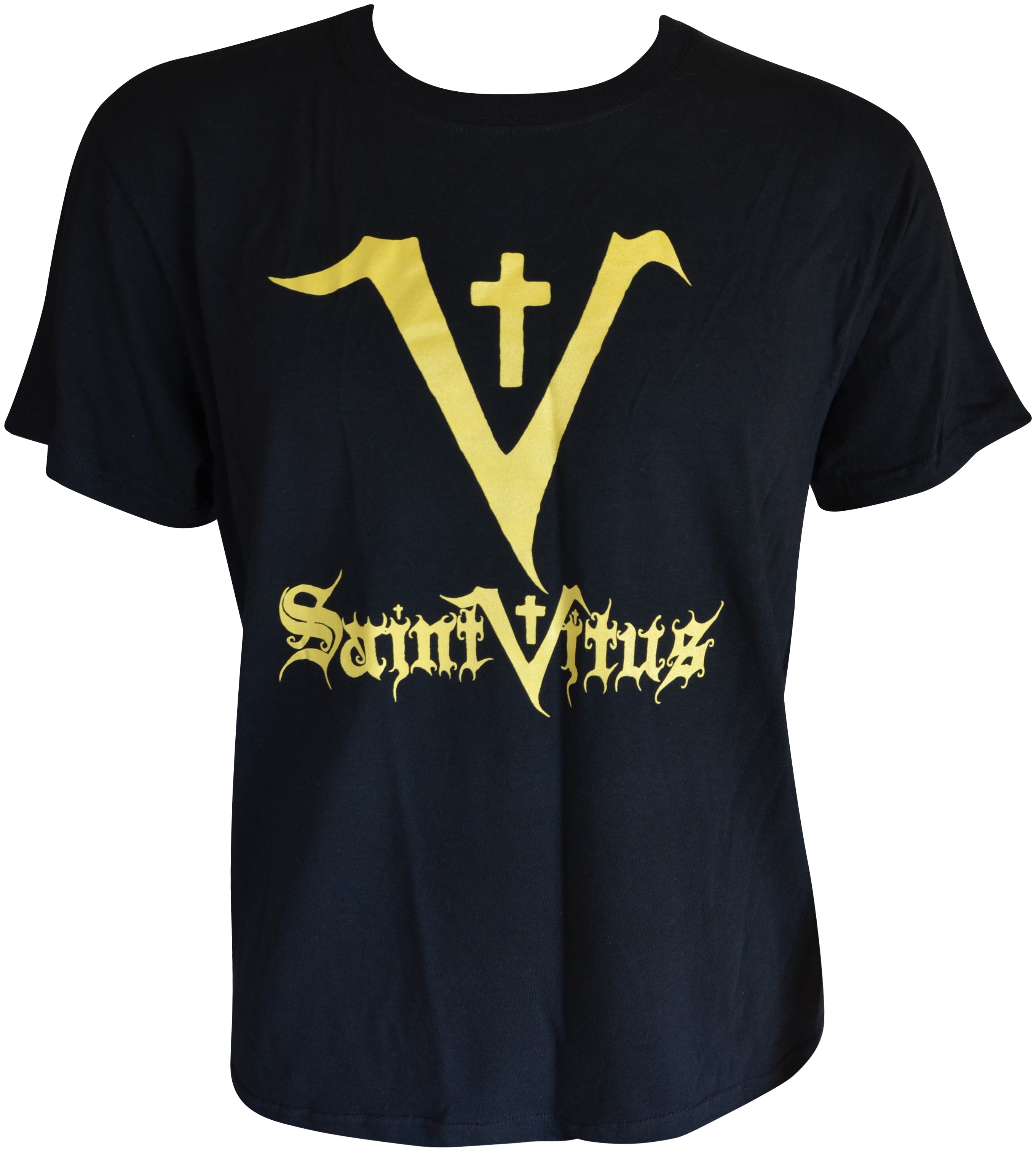SAINT VITUS - Yellow-Logo Black-T-Shirt - TS M