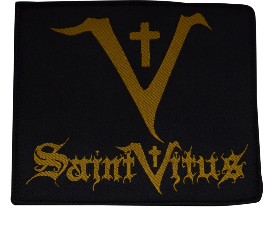SAINT VITUS - Yellow-Logo - 10 cm x 8,5 cm - Patch