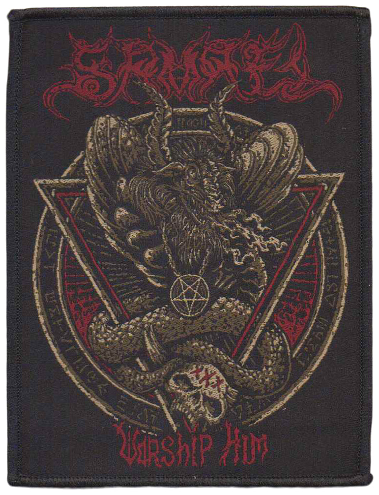 SAMAEL - Worship Him - 9,6 x 12,5 cm - Patch