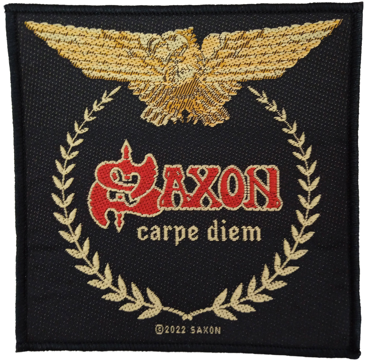 SAXON - Carpe Diem - 9,8 x 9,8 cm - Patch