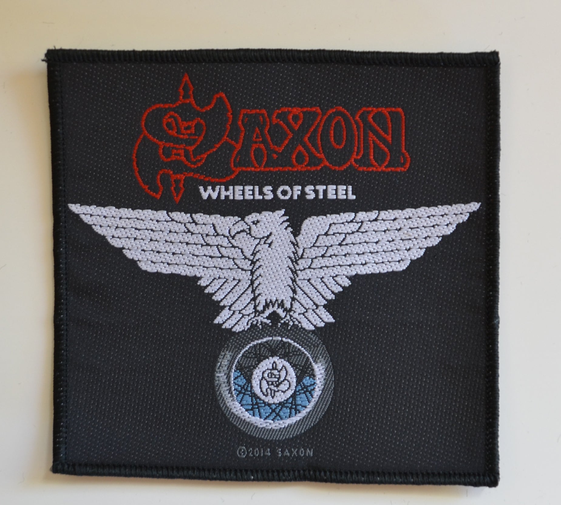 SAXON - Wheels Of Steel - 10,2 x 9,8 cm - Patch