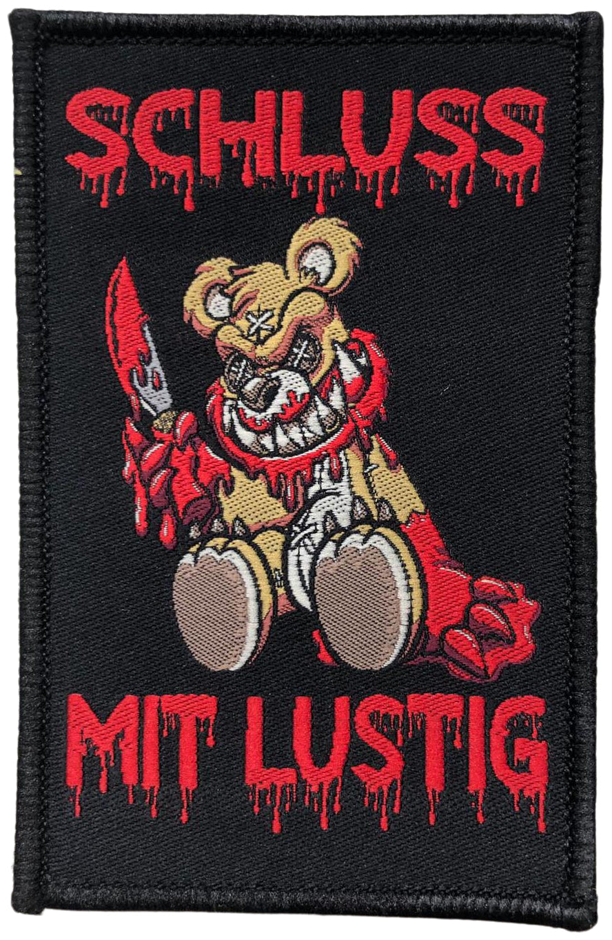 SCHLUSS MIT LUSTIG - 10,1 x 6,7 cm - Patch