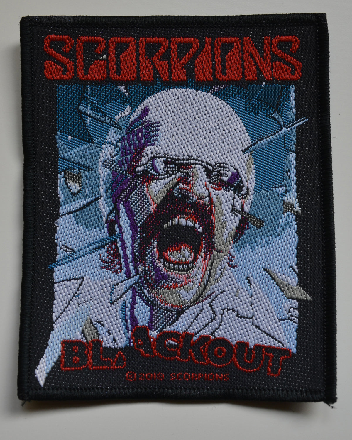 SCORPIONS - Blackout - 8,4 cm x 10,4 cm - Patch