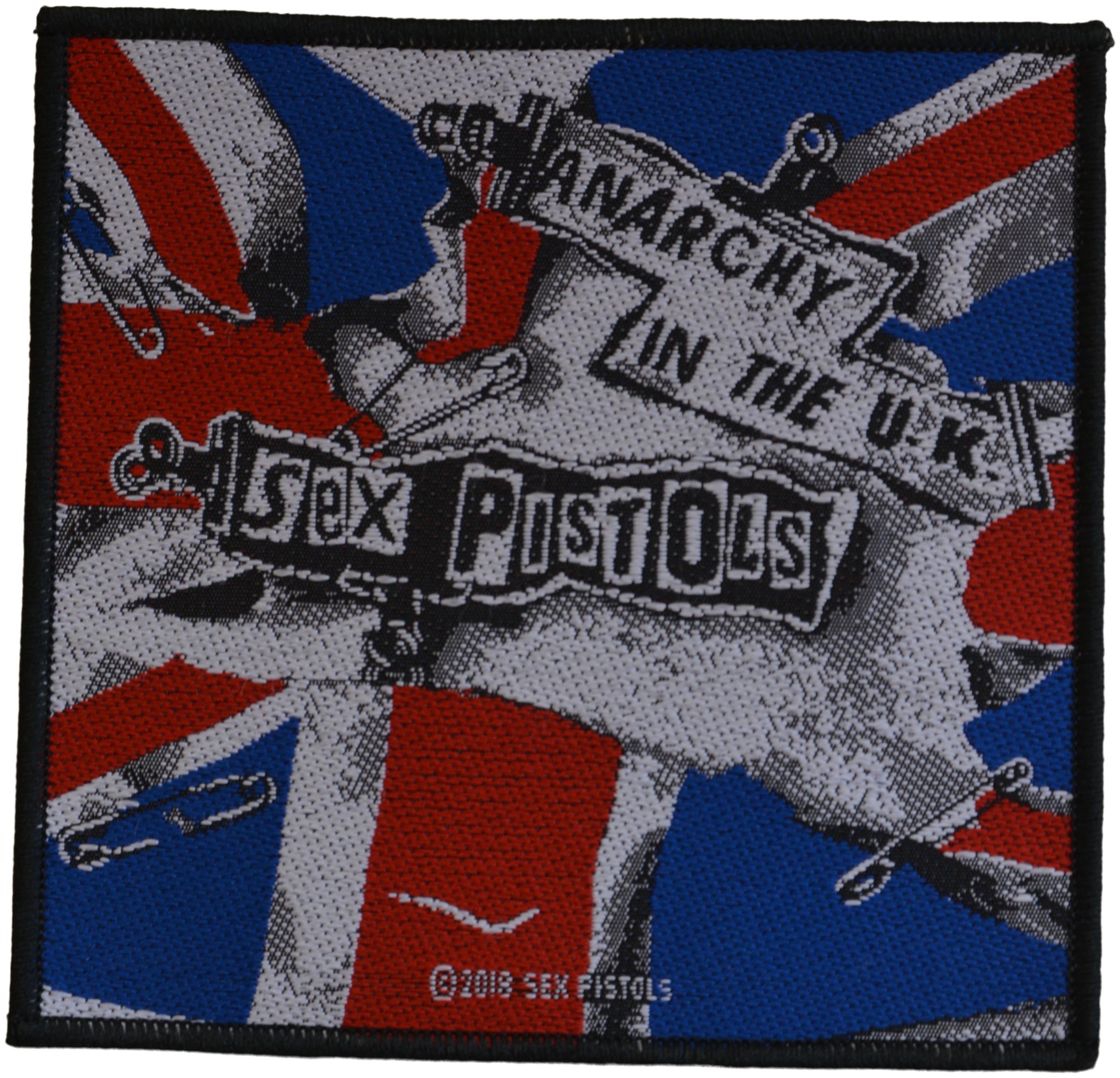 SEX PISTOLS - Anarchy In The U.K. - 10,5 x 10,2 cm - Patch