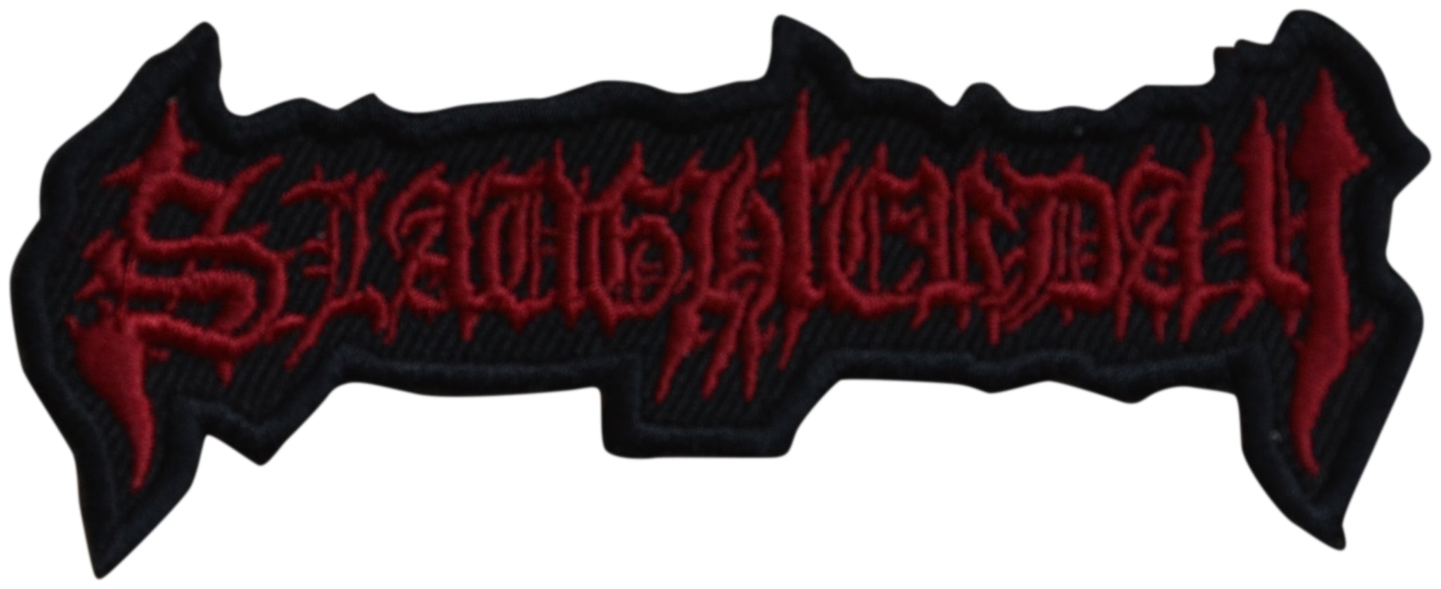 SLAUGHTERDAY - Logo Cut Out - 10,3 cm x 4,3 cm - Patch