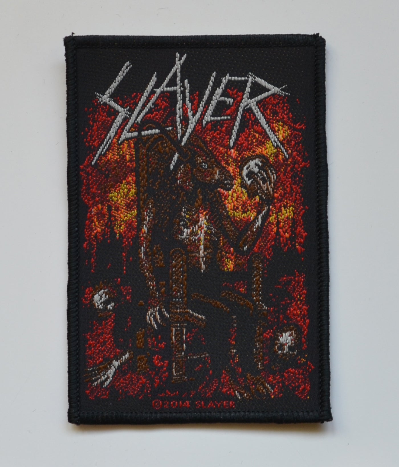 SLAYER - Devil On Throne 7 x 10,2 cm - Patch