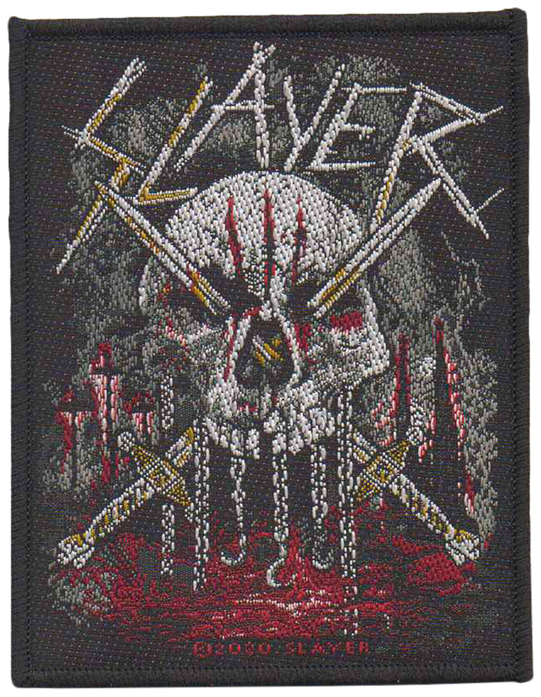 SLAYER - Skull And Swords - 8 x 10,2 cm - Patch