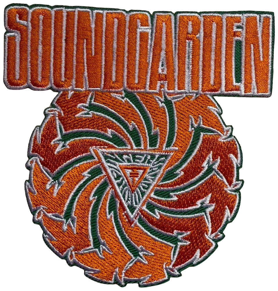 SOUNDGARDEN - Badmotorfinger Orange On Green - 9,9 x 9,6 cm - Patch