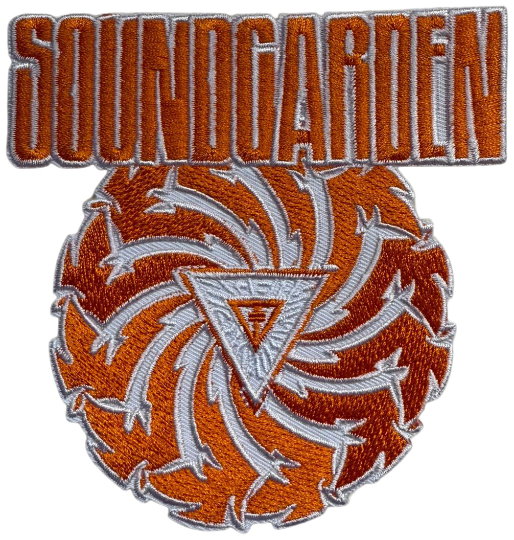SOUNDGARDEN - Badmotorfinger Orange On White - 9,9 x 9,6 cm - Patch