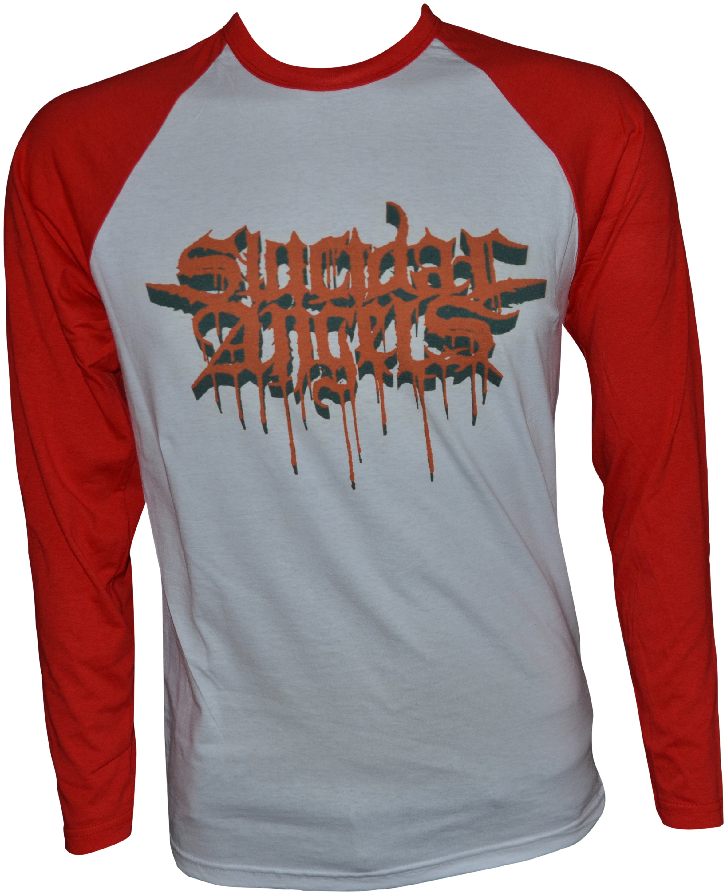 SUICIDAL ANGELS - Bloody Logo Baseball Longsleeve - S
