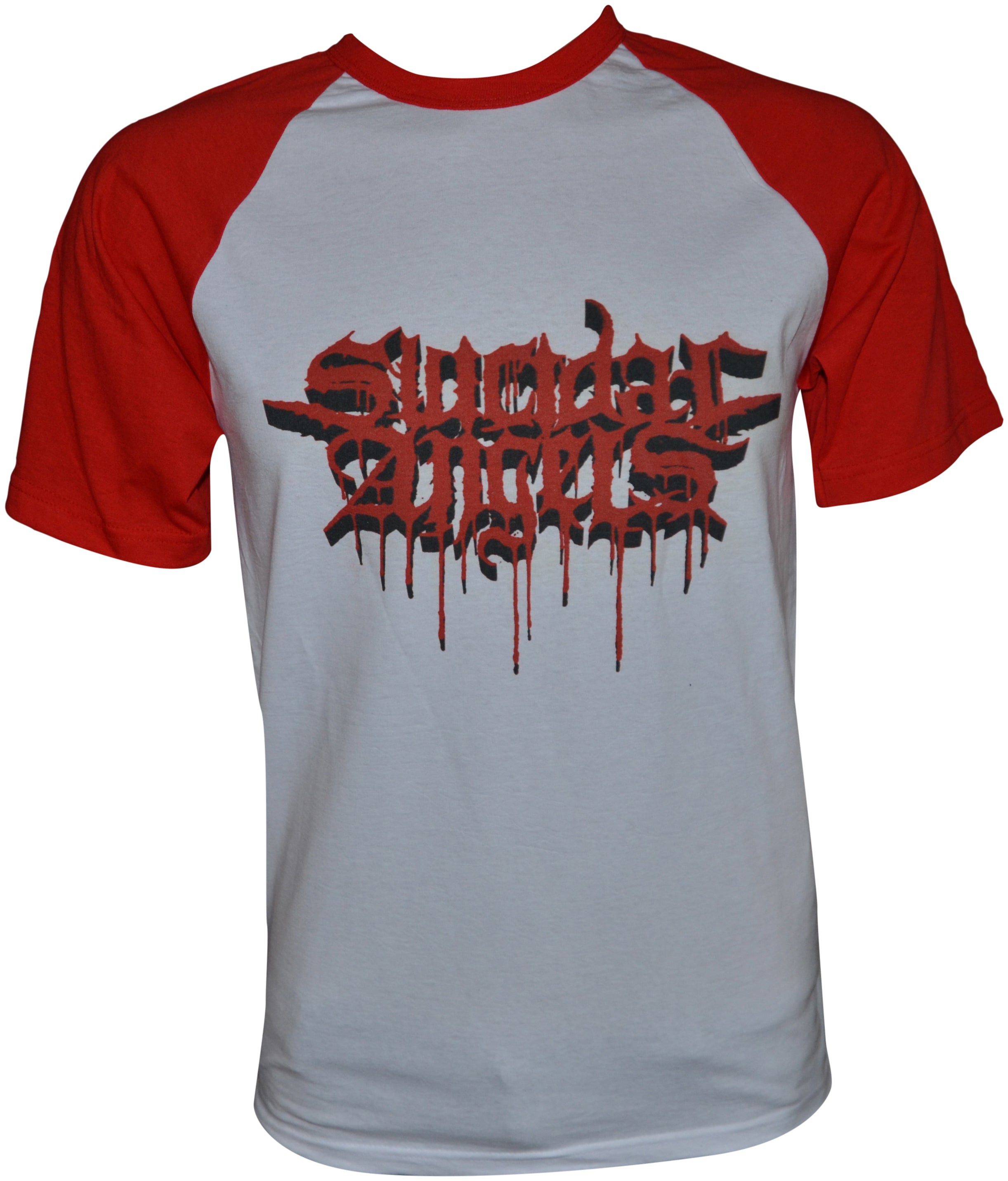 SUICIDAL ANGELS - Bloody Logo Baseball T-Shirt - S