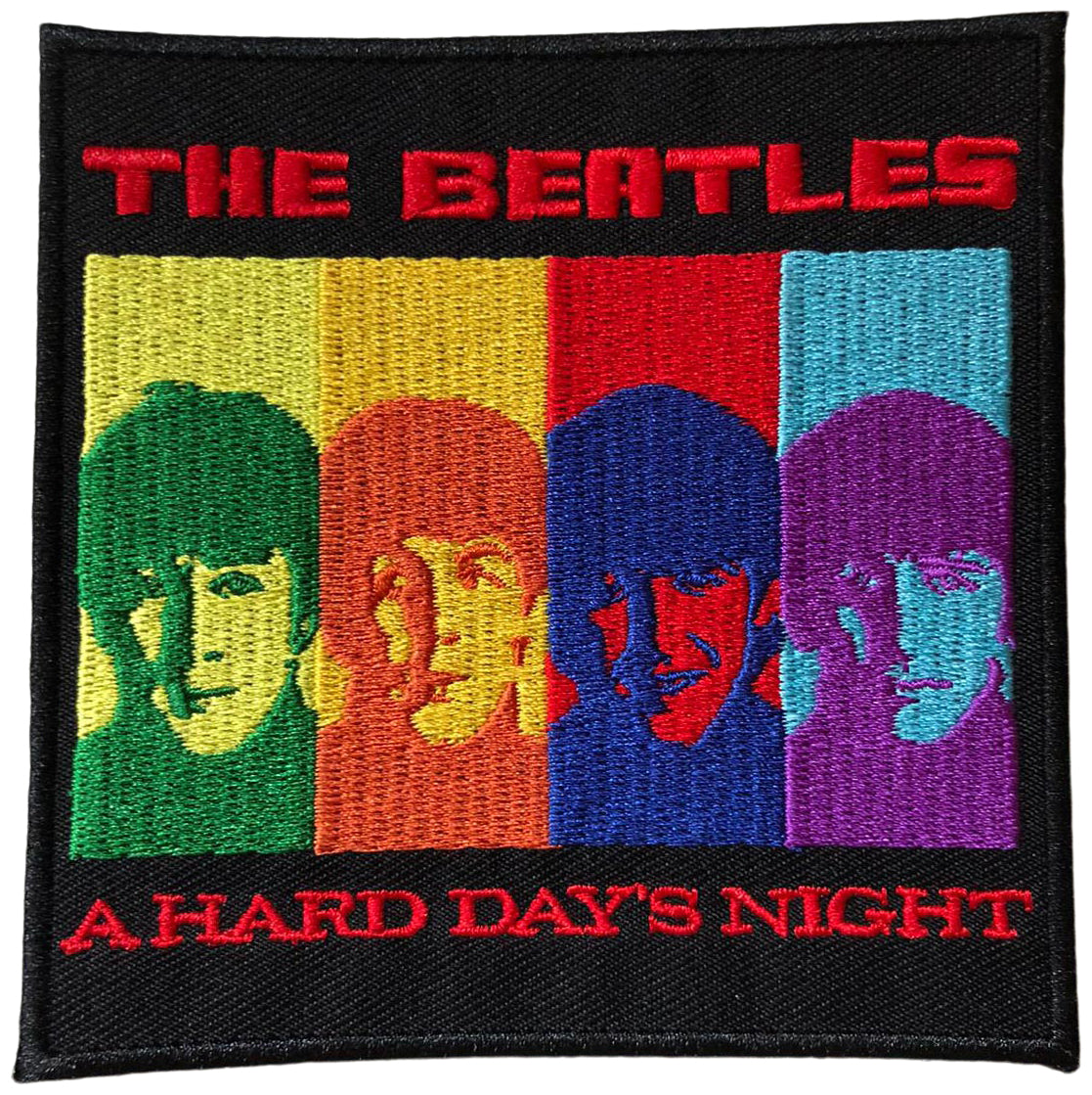 THE BEATLES - A Hard Day's Night Faces - 10 x 9,9 cm - Patch
