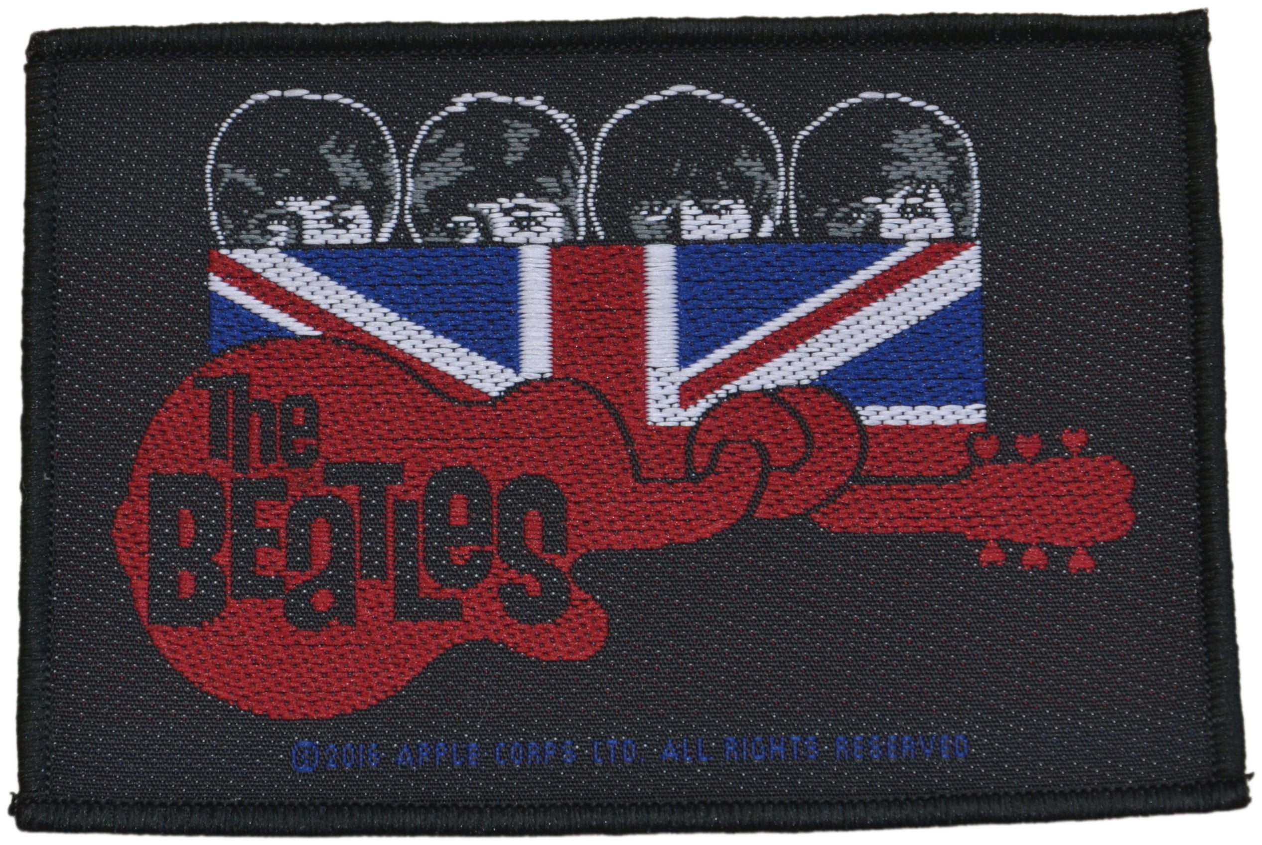 THE BEATLES - Union Jack Guitar - 10,5 x 7,2 cm - Patch