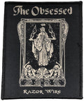 THE OBSESSED - Razor Wire - 10 x 8,2 cm - Patch