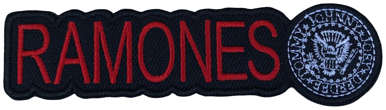 RAMONES - Logo & Seal - 2,9 x 10,8 cm - Patch