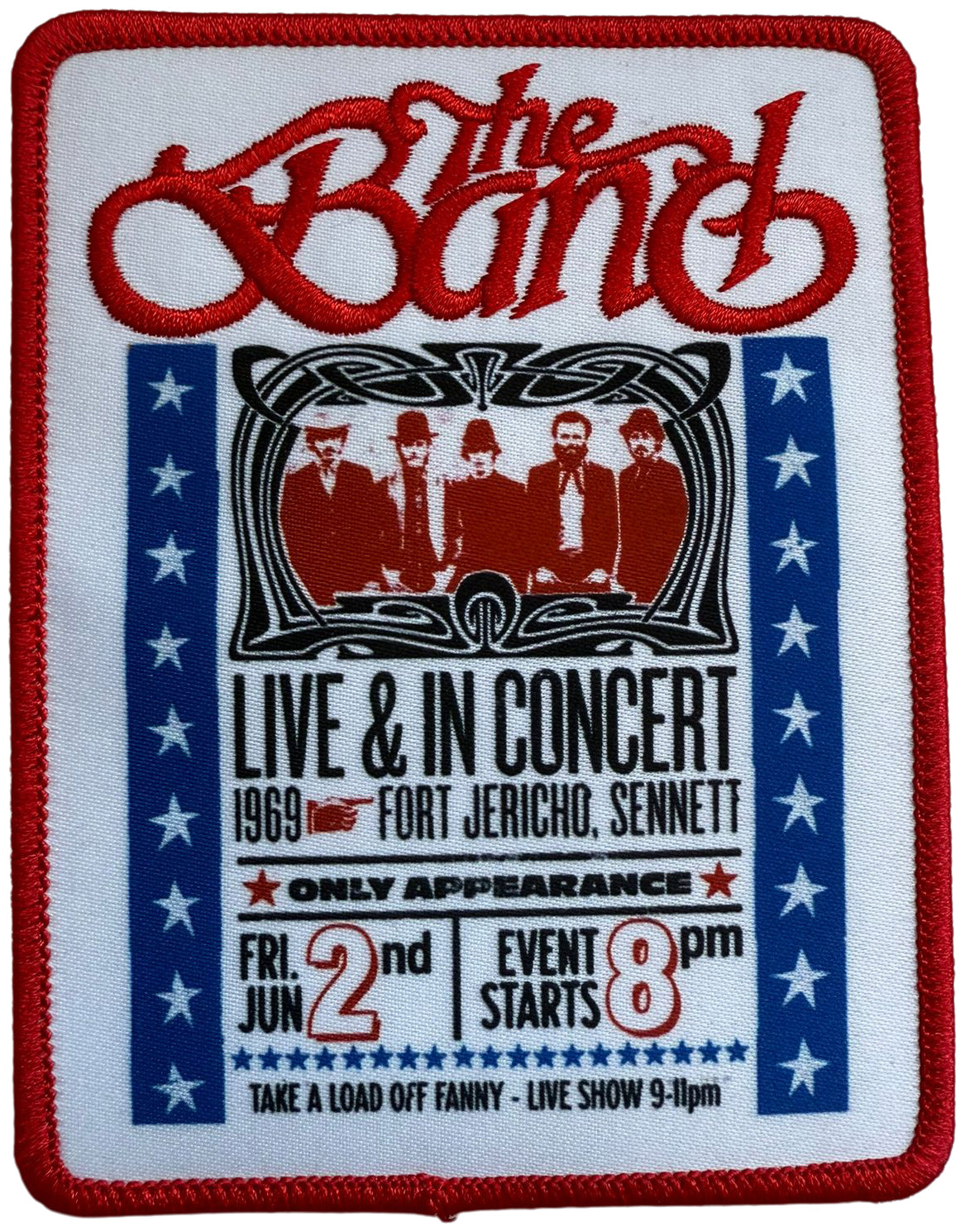 THE BAND - Live & In Concert - 10,1 x 7,8 cm - Patch