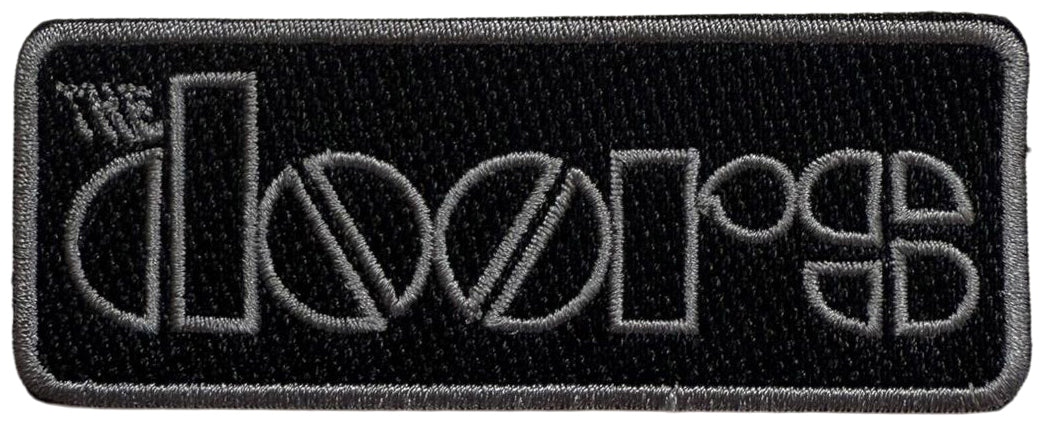 THE DOORS - Bordered Logo - 3 x 7,6 cm - Patch