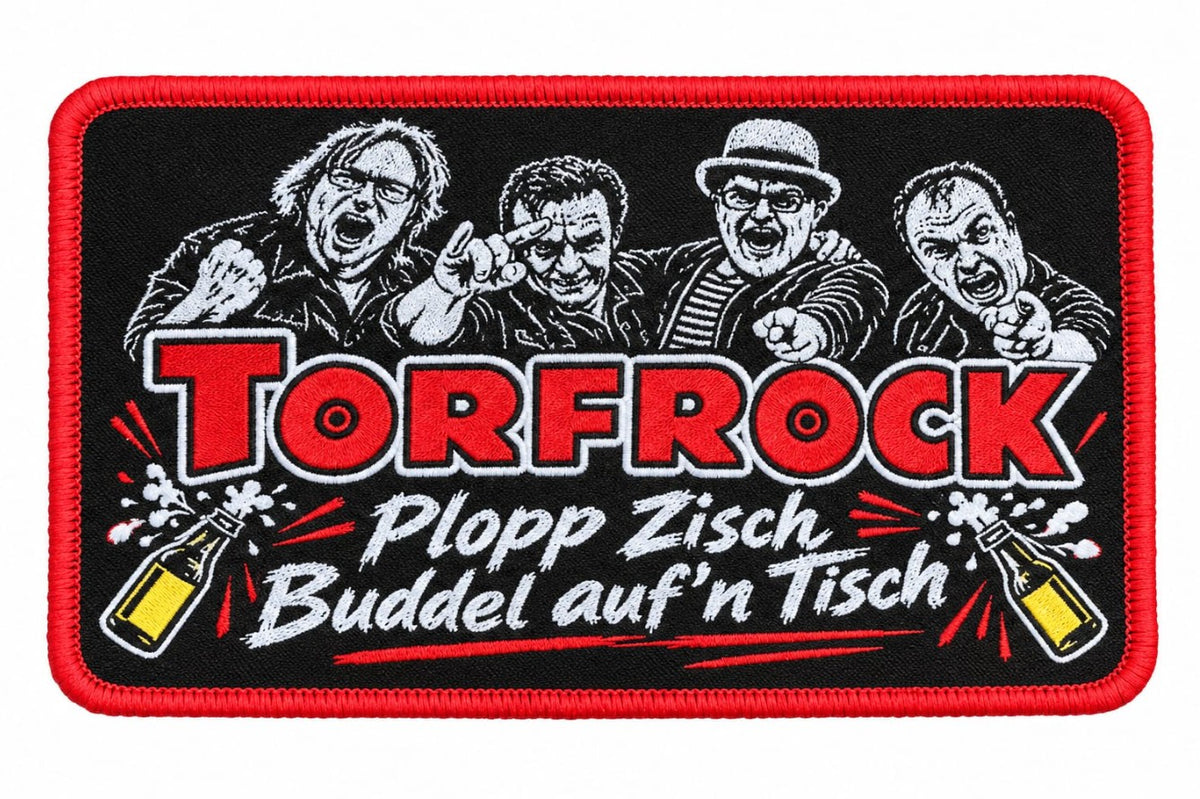 TORFROCK - Plopp Zisch - 7,2 x 10,8 cm - Patch