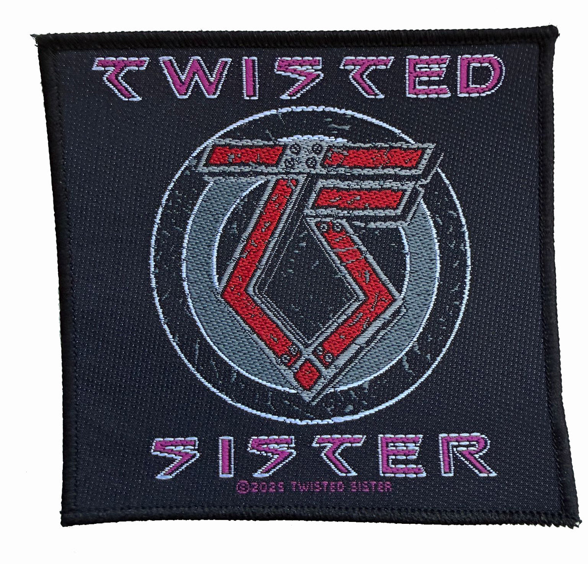 TWISTED SISTER - TS Logo - 9,8 x 10,1 cm - Patch